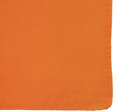 Paisley Cotton Bandana Head Wrap for Summer Biking - Orange Scarf Mask - Top-Down View