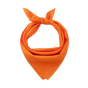 Plain Bandana 100% COTTON Head Wrap Durag Bandanna Summer Biker Scarf Mask - Orange