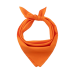 Plain Bandana 100% COTTON Head Wrap Durag Bandanna Summer Biker Scarf Mask - Orange