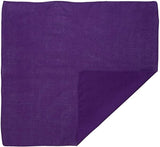 Paisley Design Cotton Head Wrap - Purple Bandana Biker Scarf and Mask - Side View