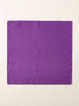 Plain Bandana 100% COTTON Head Wrap Durag Bandanna Summer Biker Scarf Mask - Purple