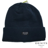 Dents 2pcs Set Mens 3M Thinsulate Pull-On Beanie + Knitted Fingerless Gloves - Top-Down View