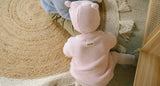Cozy Bear Beanie Hat for Babies & Kids - Winter Warmth - 3-12 Months - Low Angle