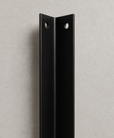 Heavy Duty Powder Coated Steel L Shape Corner Bracket 298mm x 38mm - Front View