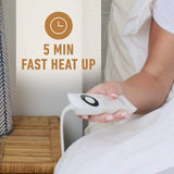 Sunbeam Sleep Perfect Soft Heated Washable Quilted Electric Blanket - King - Close-Up Angle