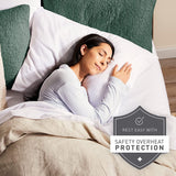 Sunbeam Sleep Perfect Wool Fleece Heated Soft Washable Blanket - King - Rear View