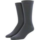 1 Pair Premium Bamboo Loose Top Socks Diabetic Diabetes Circulation Eco Sox - Grey - 7-11 - Front View