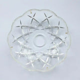 120mm Crystal Chandelier Bobeche Lamp Chandelier Part w/ Gold Pins (30mm Hole) - Side View