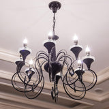 120mm Crystal Chandelier Bobeche Lamp Chandelier Part w/ Gold Pins (30mm Hole) - 45-Degree Angle