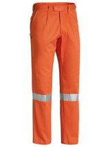 Bisley 3M Taped Original Work Pants Trousers - Orange - 87 Regular - Front View
