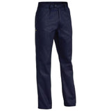 Bisley BP6007 Cotton Drill Pants Trousers Workwear - Navy - 107 Stout - Front View