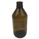 12x 600ml Amber Glass Bottle Cosmetic Essential Oil General Purpose Storage - Rear View