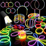 15-Pack Bright Neon Glow Sticks - Illuminate Your Next Party, Rave, or Event - 20cm Long