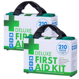 2x 210PCS EMERGENCY FIRST AID KIT Medical Travel Set Workplace Office ARTG BULK - Front View