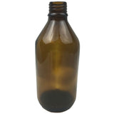24x 600ml Amber Glass Bottle Cosmetic Essential Oil General Purpose Storage - Side View