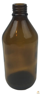 6x 600ml Amber Glass Bottle Cosmetic Essential Oil General Purpose Storage - Side View