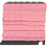 6x Womens Leg Warmers Disco Winter Knit Dance Party Crochet Legging Socks Costume - Light Pink - Front View