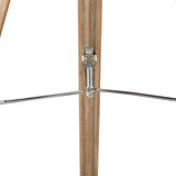 Nautical Tripod Floor Lamp Search Light Modern Chrome Head with Mesh - Low Angle