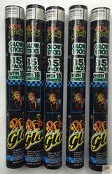 75 GLOW STICKS Party Light Glow In The Dark Rave NECKLACE Disco Bulk - Front View