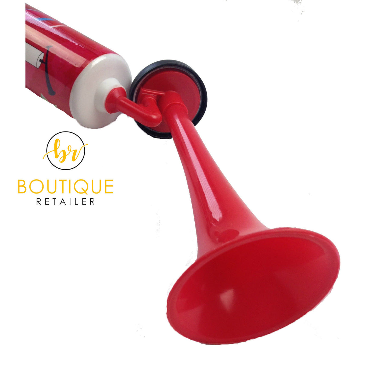 Reusable Handheld Air Horn - Loud Pump Action Klaxon for Parties and Events