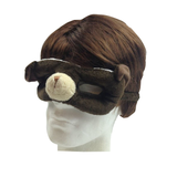 ANIMAL EYE MASK Party Costume Halloween Accessory - Bear - Side View