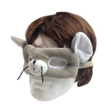 ANIMAL EYE MASK Party Costume Halloween Accessory - Mouse - Side View