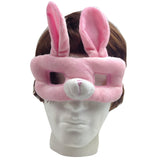 ANIMAL EYE MASK Party Costume Halloween Accessory - Bunny Rabbit - Side View