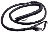 Faux Leather Cowboy Riding Whip Costume Accessory - 180cm Fancy Dress - Close-Up Angle