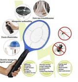 BUG ZAPPER RACKET Fly Mosquito Pest Swatter Net Racquet Electric Insect Killer - Side View