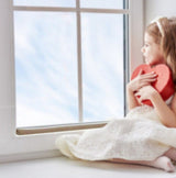 DUAL DRAFT STOPPER Double Sided Snake Wind Air Door Guard Cover Weather Seal - Close-Up Angle