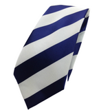 AFL Footy Neck Tie Football Club Wedding Aussie Rules - Carlton Blues - Front View