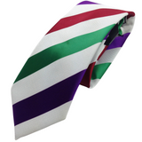 Fremantle Dockers AFL Footy Neck Tie – Stylish Accessory for Weddings and Formal Events - Front View
