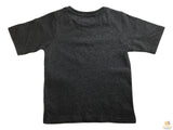 KIDS PLAIN T SHIRT Childrens Child 100% COTTON Boys Girls Basic Blank Tee Top - Grey Marle - 10 - Front View
