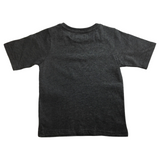 KIDS PLAIN T SHIRT Childrens Child 100% COTTON Boys Girls Basic Blank Tee Top - Grey Marle - 6 - Front View