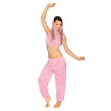 Ladies Arabian Princess Costume Belly Dancer Genie Fancy Party Dress Adult - Front View