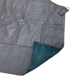 BUFFALO LEATHER APRON Cooking Chef Hairdresser Waterproof Durable Quality - Brown - 45-Degree Angle
