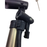 MINI BICYCLE AIR PUMP Bike Hand Ball Inflator Portable Cycling Tyre Aluminium - Rear View