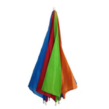 2x RAINBOW UMBRELLA HAT Rain Beach Sun Rain Cap Costume Camping Fishing Hunting - 45-Degree Angle