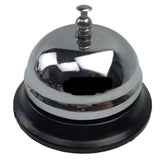 Call Service Bell Chrome Plated Reception Desk Counter Shop Restaurant - Rear View