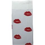 Over Knee Stay Up Stockings Hosiery Party Costume Socks - Lips - Side View
