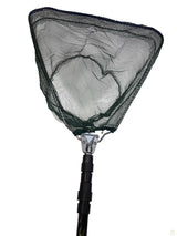 Telescopic Fishing Landing Net Rod Adjustable Foldable Pole Fish Catch & Release - Top-Down View