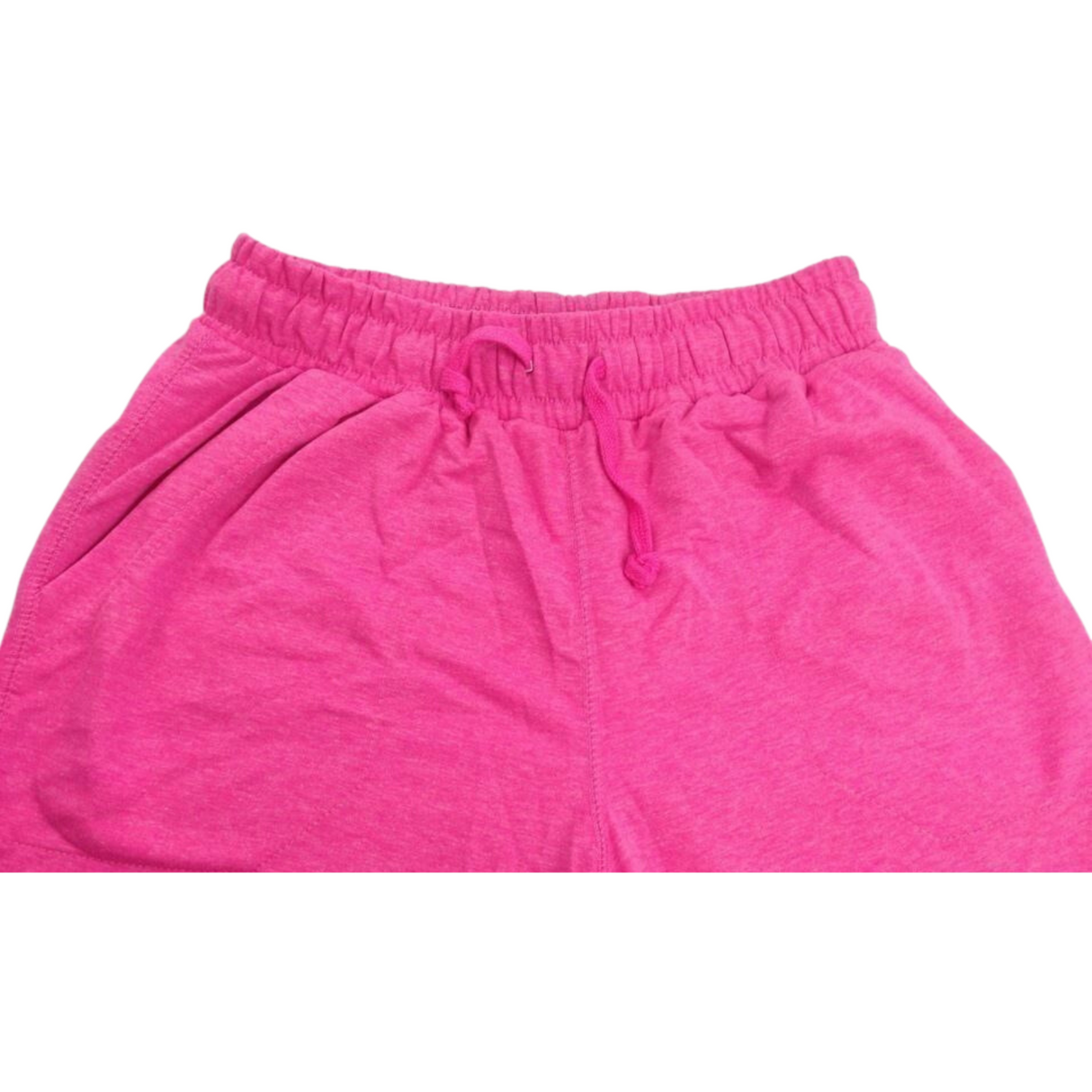 Ladies Womens Girls Skinny TRACK PANTS Slim Cuff Gym Plain Sport Tracksuit Pant - Light Pink Marle (Cotton/Polyester) - Girls: 14