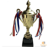30cm TROPHY CUP Sport Award Football School Table Tennis Gold Winner - Side View