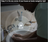 Brillar Motion Activated Swivel Ball Light - White - 45-Degree Angle