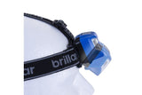 5 Mode Headlamp COB LED Technology Wide Beam Light Adjustable Headband 90 degree Running - Top-Down View