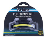Brillar Clip on Cap Light with Cob Led Technology - Side View