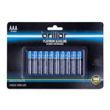 2x 10 Pack AAA Platinum Alkaline Battery LR03 1.5V Long Lasting Power Home Office - Side View