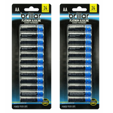 2 Packs of 24 Brillar AA Platinum Alkaline Batteries Long Lasting Power Home - Front View