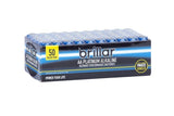 Brillar AA Platinum Alkaline Ultimate Performance Batteries - 50 PCS - Side View
