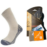 BRBL Anti Insect Repellent Socks Mosquito Mozzie Bugs Camp Kids - Beige - M - Front View